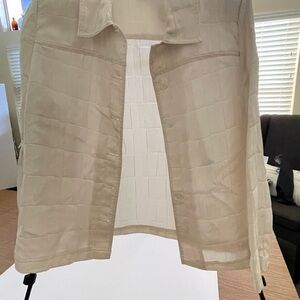 TanJay Off-White Quilted Jacket